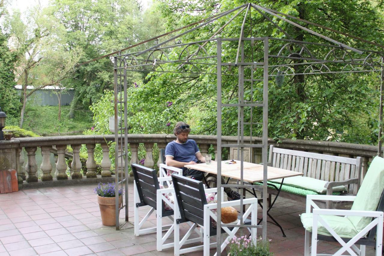 Ferienwohnung Villa Am Fluss Lauf an der Pegnitz Buitenkant foto